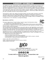 Preview for 22 page of LOCO COOKERS LCG1STTC16 Owner'S Manual