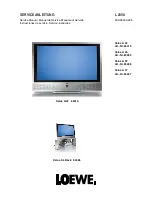 Preview for 1 page of Loewe Xelos 32 LED Service Manual