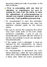 Preview for 25 page of Lofra DOLCEVITA FRR69E Service Manual