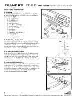 Preview for 5 page of Logan Graphic Products 650 Framer's Edge Operation Manual