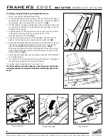 Preview for 9 page of Logan Graphic Products 650 Framer's Edge Operation Manual