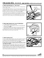 Preview for 11 page of Logan Graphic Products 650 Framer's Edge Operation Manual