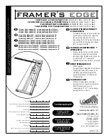 Preview for 21 page of Logan Graphic Products 650 Framer's Edge Operation Manual