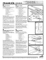 Preview for 26 page of Logan Graphic Products 650 Framer's Edge Operation Manual