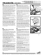 Preview for 32 page of Logan Graphic Products 650 Framer's Edge Operation Manual