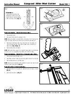 Preview for 4 page of Logan Compact Elite 350-1 Instruction Manual