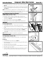 Preview for 6 page of Logan Compact Elite 350-1 Instruction Manual