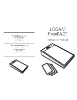 Logan ProxPAD Instruction Manual preview