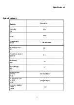 Preview for 3 page of Logik LFC50S16 Service Manual