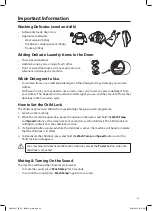 Preview for 23 page of Logik LI8W6D17 Instruction And Installation Manual