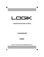 Preview for 1 page of Logik LOG32LW782 Operating Instructions Manual