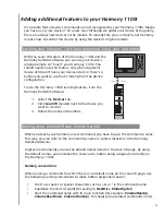 Preview for 25 page of Logitech Harmony 1100i User Manual