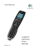 Preview for 1 page of Logitech Harmony One+ User Manual