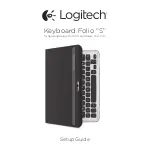 Preview for 1 page of Logitech Keyboard Folio S Setup Manual