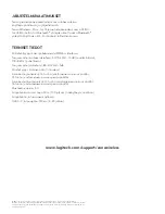 Preview for 101 page of Logitech ZONE WIRELESS Setup Manual