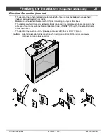 Preview for 21 page of Lopi 864 TRV 31K CleanFace Manual