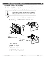 Preview for 41 page of Lopi 864 TRV 31K CleanFace Manual