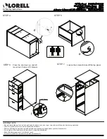 Preview for 2 page of Lorell 16208 Assembly Instructions Manual