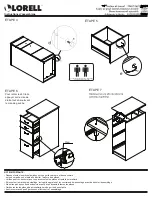 Preview for 6 page of Lorell 16208 Assembly Instructions Manual