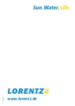 Preview for 8 page of Lorentz PowerPack 600S Manual For Installation And Operation