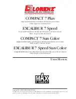 Preview for 1 page of Lorenz Compact 7 Plus User Manual