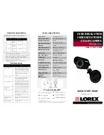 Lorex CVC6950 SERIES Quick Start Manual preview