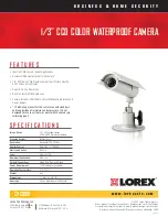 Preview for 1 page of Lorex CVC6991 Specifications