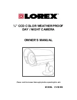 Preview for 1 page of Lorex CVC6993 Owner'S Manual