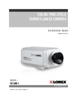 Preview for 1 page of Lorex CVC8001 Installation Manual