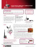 Preview for 1 page of Lorex LW2202C Quick Setup Manual