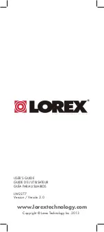 Preview for 68 page of Lorex LW2277 User Manual