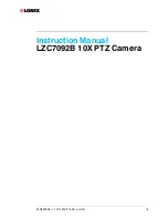 Preview for 3 page of Lorex LZC7092B Instruction Manual