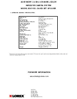 Preview for 2 page of Lorex SG6115X Quick Setup Manual