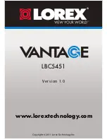 Preview for 28 page of Lorex VANTAGE LBC5451 Instruction Manual