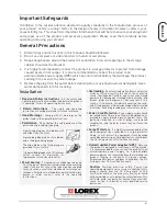 Preview for 7 page of Lorex Vantage LW2231 Instruction Manual