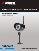 Lorex Vantage LW2281 Instruction Manual preview