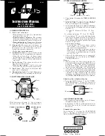 Preview for 1 page of LORUS Y737 Instruction Manual