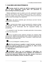 Preview for 53 page of Lotus Galassia Manual For Installation, Use And Maintenance