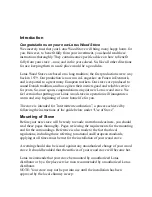 Preview for 3 page of Lotus jubilee Mounting And User Instructions