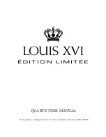 LOUIS XVI ATHOS POUR FEMMES User Manual preview