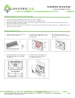 LOUVERS LED Talon Installation Instructions preview