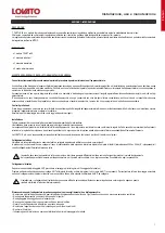 Preview for 3 page of Lovato 49060463 Assembling Instructions And Maintenance