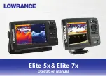 Preview for 1 page of Lowrance Elite-5x HDI Operation Manual