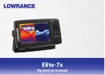 Lowrance Elite-7x Operation Manual preview