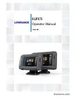 Lowrance ELITE TI Operator'S Manual preview