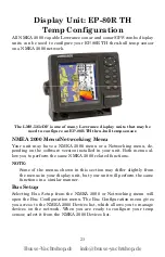 Preview for 23 page of Lowrance EP-80R TH Installation And Configuration Instructions