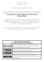 Preview for 2 page of Lowrance Link-8 VHF User Manual