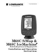 Lowrance M68C IceMachine Installation And Operation Instructions Manual preview