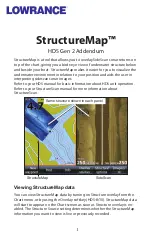 Preview for 1 page of Lowrance StructureMap HDS Gen 2 Manual