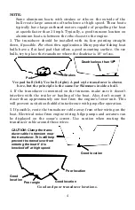 Preview for 8 page of Lowrance X-4 Pro Installation And Operation Instructions Manual